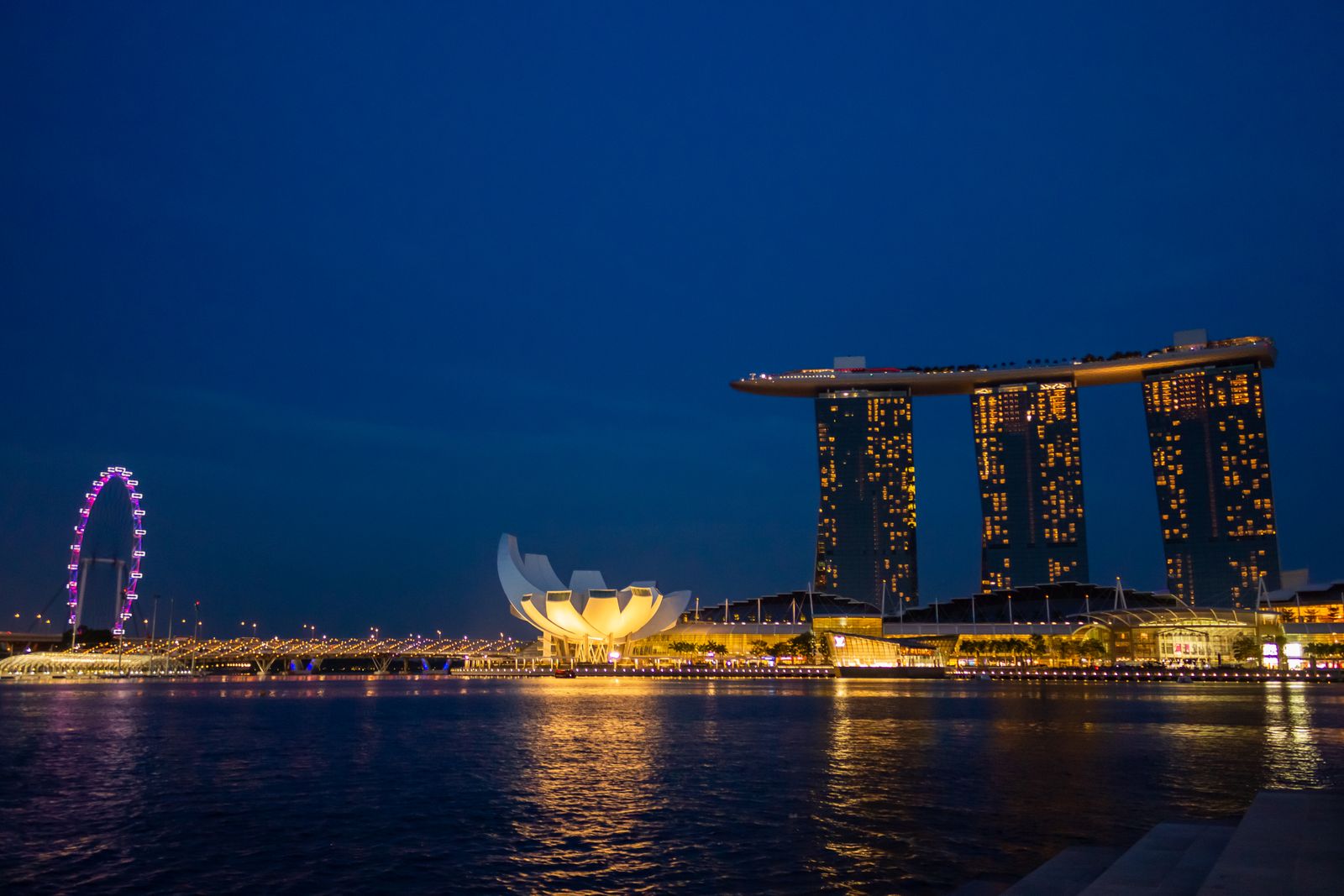 City buildings across the water